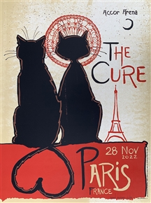 The Cure Concert Poster by Arian Buhler