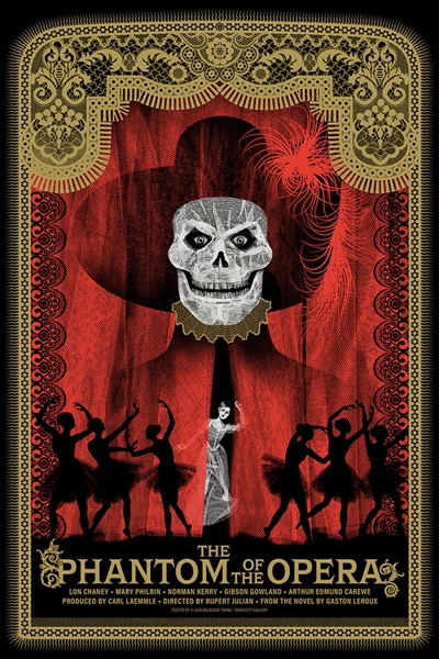 The Phantom Of The Opera movie poster by The Balbusso Twins