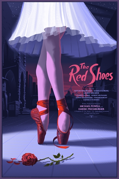 The Red Shoes movie poster by Laurent Durieux