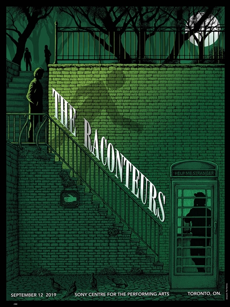 The Raconteurs Concert Poster by Pat Hamou