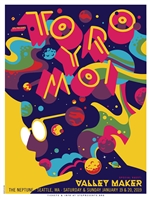 Toro Y Moi Concert Poster by Dan Stiles