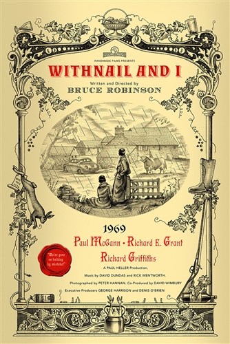 Withnail And I movie poster by Jonathan Burton