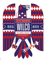 Wilco Concert Poster by Dan Stiles