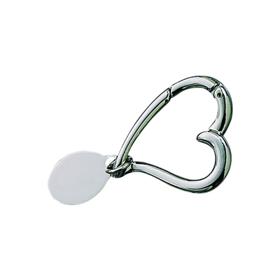 OUTLINED HEART KEY CHAIN