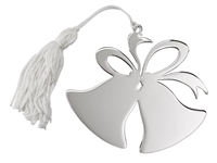 Double Bell Ornament w/ White Tassel