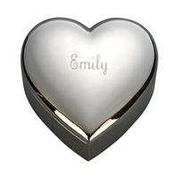 Heart shaped jewelry box