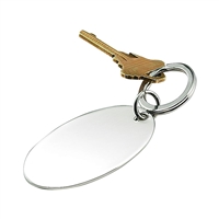 Oval Shaped Key Ring