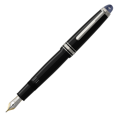 Montblanc Meisterstuck Diamond Legrand Black Resin & Platinum Fountain Pen