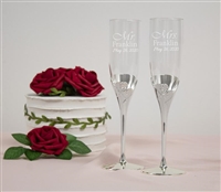 True Love Champagne Flutes