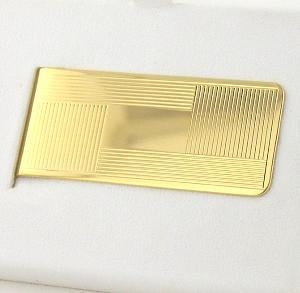 Hinged Gold Money Clip