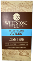 Aviles Milk Chocolate 80g Bar (31% Cocoa)