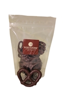 Pretzels Covered in De Leon Dark Chocolate 5.5oz Bag (47% Cocoa)