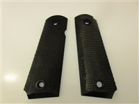 Grip Panels, 1911 Style Black Plastic