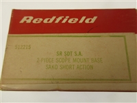 Redfield 2 Piece Scope Base
â€‹ Sako Short Action Part # 512215