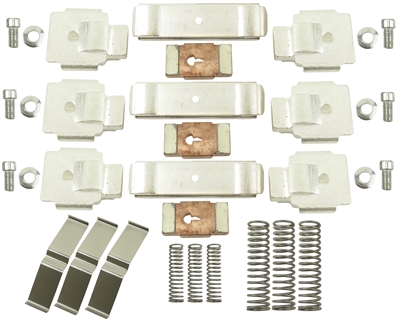 YuCo YC-CK-EH1200 REPLACEMENT CONTACT KIT 3 POLE  FITS ABB KZ1200 EH1200 CONTACTORS AND SIEMENS CXN CRN  KZ1200-3 EHCK1200-3 KTCK1200-3