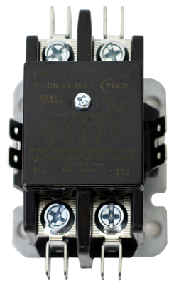 YuCo YC-CN-45-302-1 Replacement fits Siemens Furnas 45EG20AJ Definite Purpose Contactor 30A 2P 24V Coil