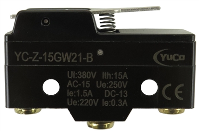 YuCo YC-Z-15GW21-B SNAP ACTION MICRO SWITCH