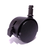 HOODED TWIN WHEEL CASTORS | BRAKE | DIAMETER 50mm