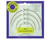 C.S. Osborne & Co K3 Curved Needle Card - 4 Sizes