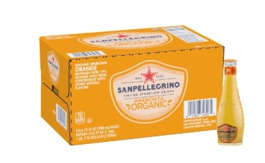San Pellegrino Organic Aranciata Sparkling Orange Beverage