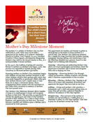 Mother's Day Milestone Moment Download
