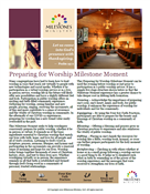 Preparing for Worship Milestone Moment Download