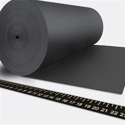 Mil-R-6855 Class 4 Grade 60 - 1/2" Thick x 36" Wide x 25 Ft Long