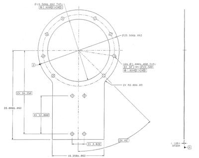 Garlock Blue-GardÂ® 3000 Custom FF Gasket - 1/8" Thk - AAA04-502135