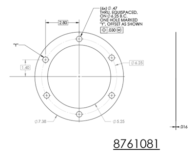 C-4401 Green N/A NBR Custom Gasket - 1/64" Thick - DRW 8761081