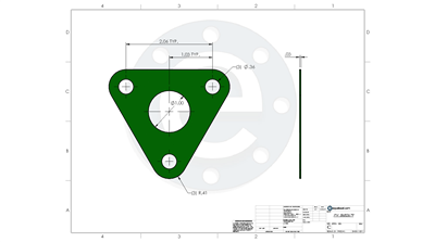 C-4401 Green N/A NBR Custom Gasket - 1/32" Thick - DRW 8682679