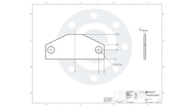 Custom EQ 535 Plate Gasket - 203 TLP Per Drawing