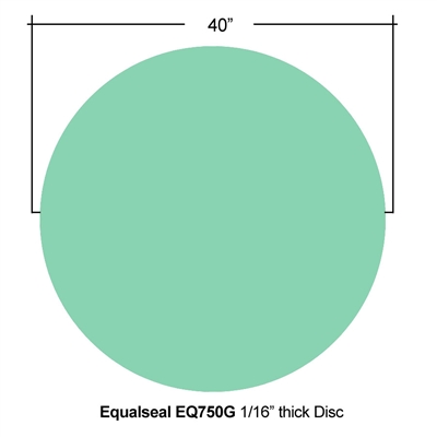 EQ 750G Custom Gasket - 1/16" Thick x 40" Disc