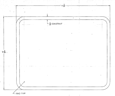 American Bilitrite AB-365 - 1/16" -Custom Frame Gasket - #519D908