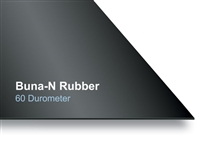 60 Duro Buna-N Rubber Sheets - 1/8" Thick x 36" x 30" w/PSA