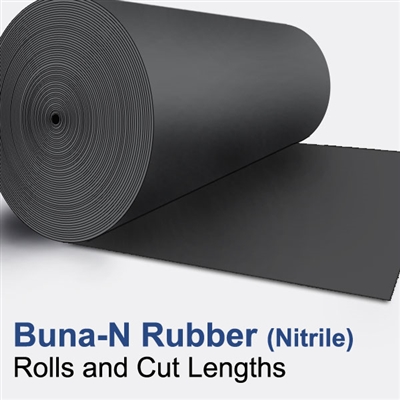 70 Duro Buna-N Custom Rubber Sheet - 1/4" x 48" wide x 48" long