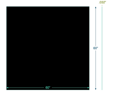 DXSeal BAF - .032" Thick - 60" x 60"