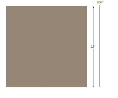 Equalseal EQ250 Vegetable Fiber -  1/32" Thick - 36" x 36"