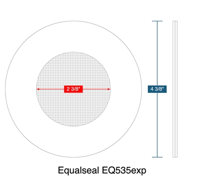 Equalseal EQ535exp - Ring Strainer Gasket -  600 Lb. - 2" - 20 Mesh