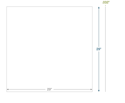 Equalseal EQ535exp - .032" Thick - 29" x 29" - With PSA
