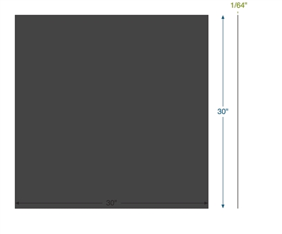 Equalseal EQ825 -  1/64" Thick - 30" x 30"