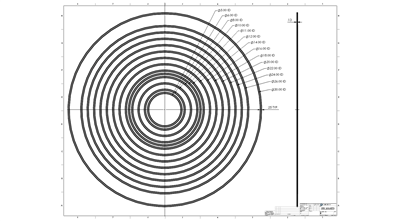 Equalseal EQFG - Tang Insert - Ring Gasket Set -  1/8" Thick - 5" ID though 30.5" OD