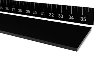 General Purpose Rubber -1/2" Thick x 4" Wide x 25 Ft Long