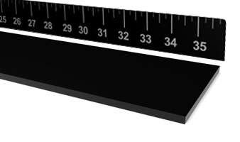 60 Durometer HypalonÂ® Strip - 3/16" Thick x 4" x 18"