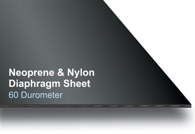 Neoprene 60 Durometer with Nylon Insert - 1/8" Thick x 36" x 50' Roll