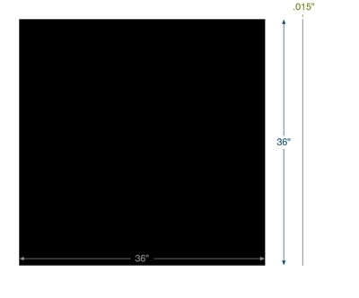 Neoprene - 60 Durometer - .015" Thick - 36" x 36"