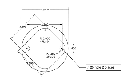 SBE-42 NBR Closed Cell Sponge Custom Gasket - 1/8" Thick - OCC Gasket