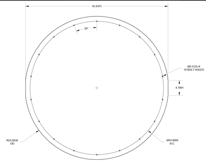 60 Duro Red Silicone Rubber - 1/8" thick - Per Drawing P-97704-S46