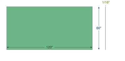 Thermoseal Klingersil C-4401 -  1/16" Thick - 60" x 120"