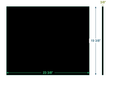 Viton B - 3/8" Thick - 19.375" x 23.375"