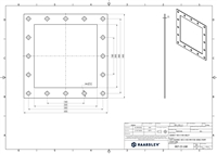 60 Duro White Buna-N Square Gasket - 007-23-168